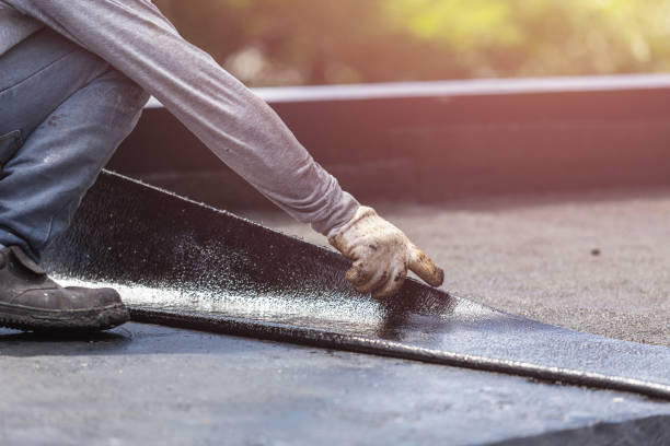 Professional Basement Waterproofing technician working in Rocky Top, TN